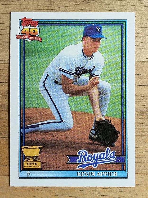 1991 Topps #454B Kevin Appier COR