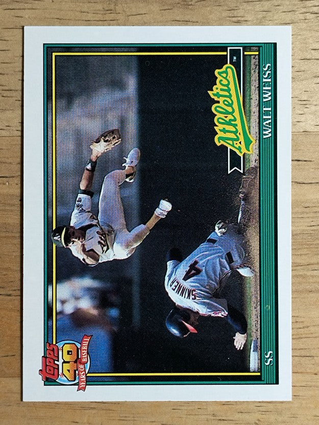 1991 Topps #455 Walt Weiss