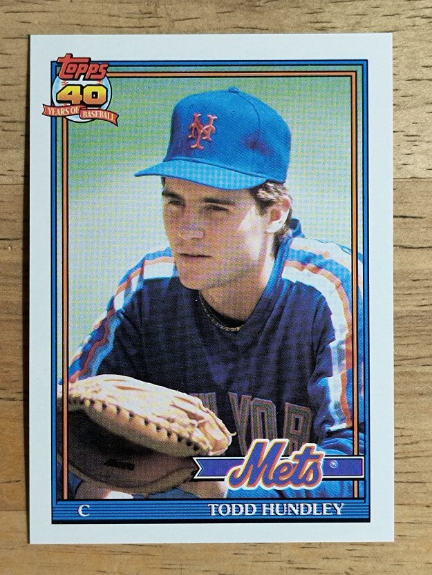 1991 Topps #457 Todd Hundley
