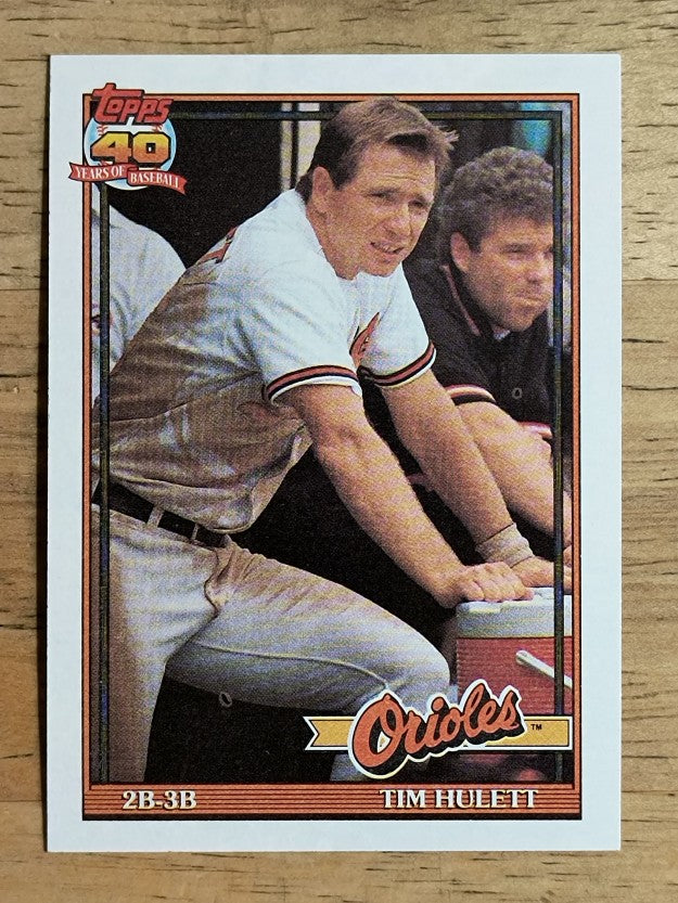 1991 Topps #468 Tim Hulett