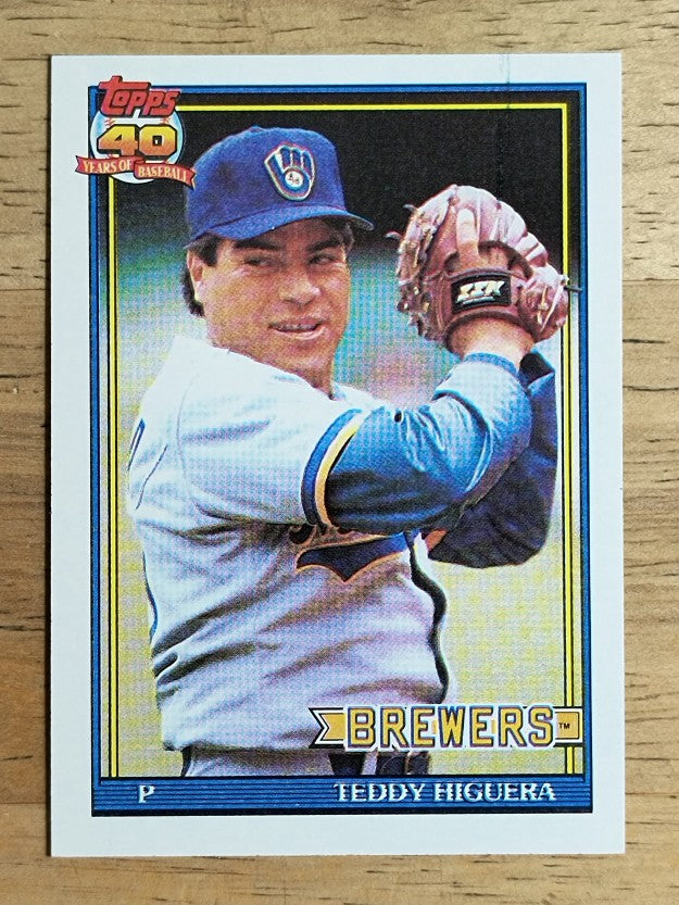 1991 Topps #475 Ted Higuera
