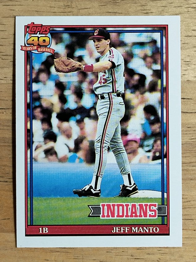1991 Topps #488 Jeff Manto
