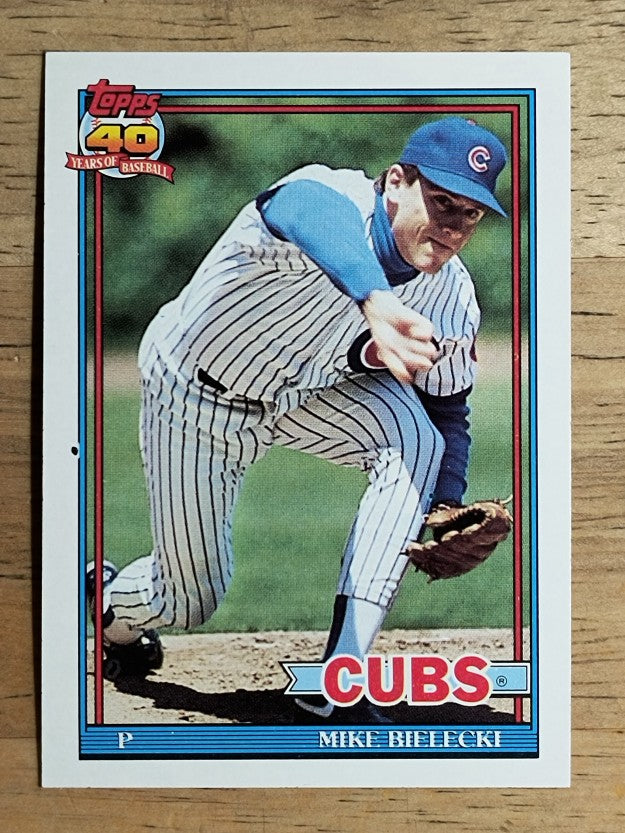 1991 Topps #501 Mike Bielecki