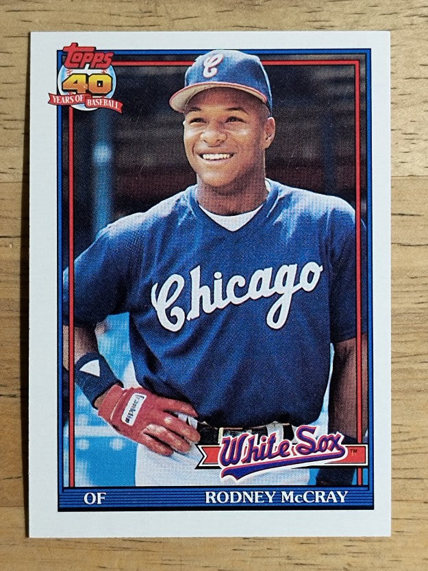 1991 Topps #523 Rodney McCray RC