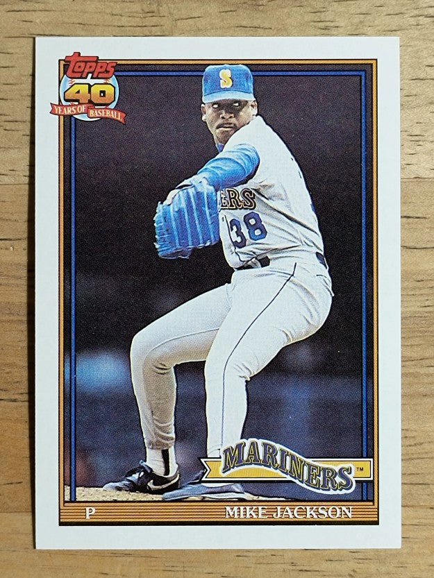 1991 Topps #534 Mike Jackson