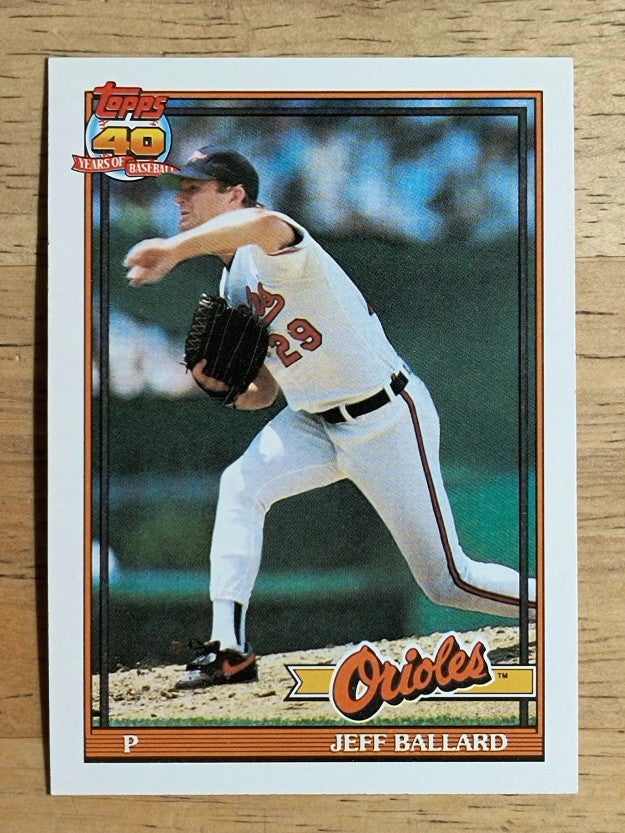 1991 Topps #546 Jeff Ballard