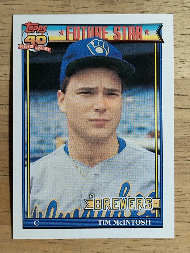 1991 Topps #561 Tim McIntosh