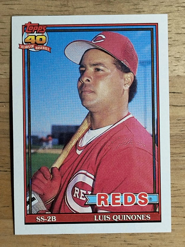 1991 Topps #581 Luis Quinones