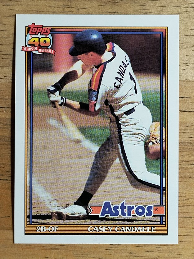 1991 Topps #602 Casey Candaele