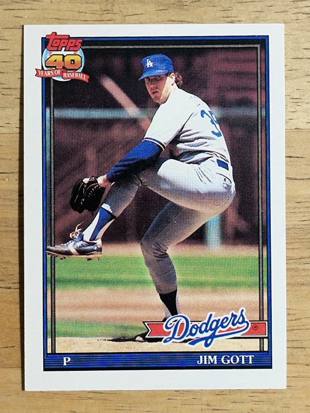 1991 Topps #606 Jim Gott