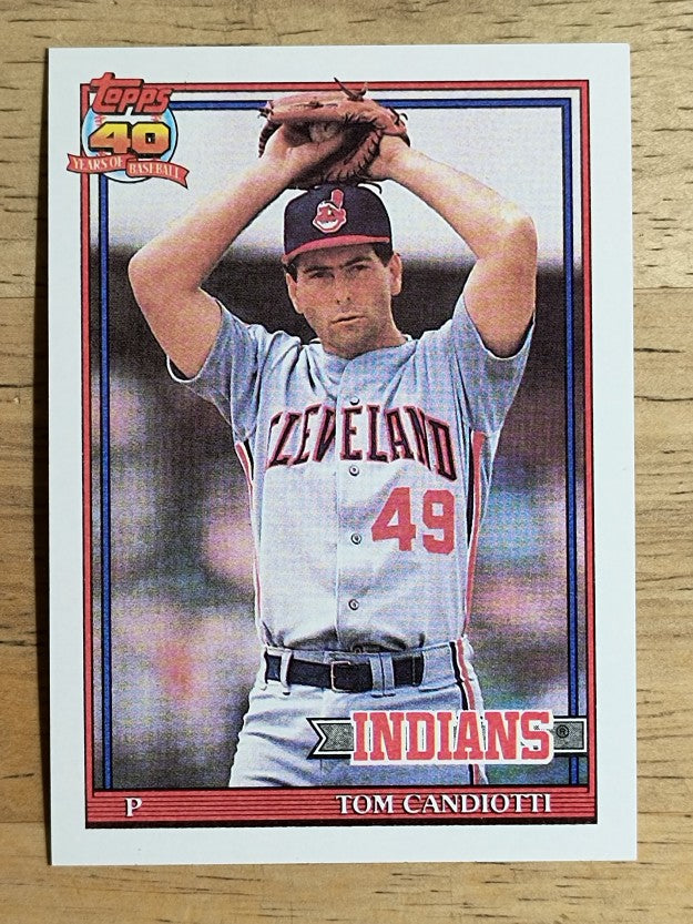 1991 Topps #624 Tom Candiotti