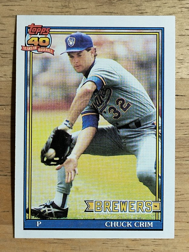 1991 Topps #644 Chuck Crim