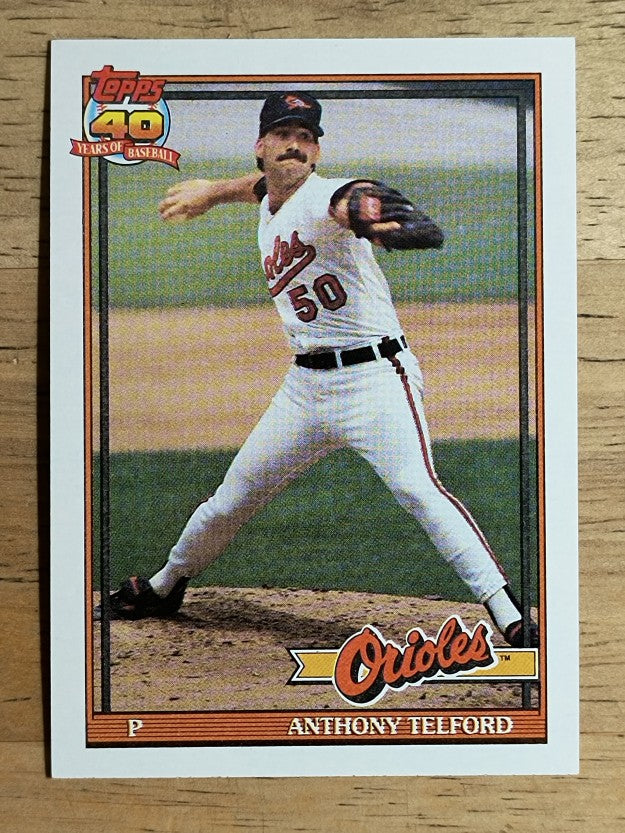 1991 Topps #653 Anthony Telford RC