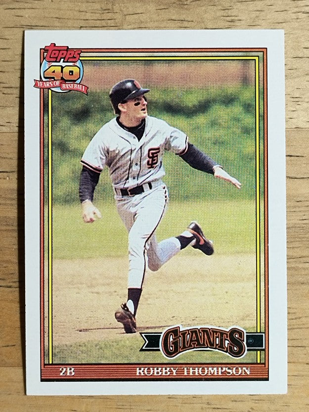 1991 Topps #705 Robby Thompson