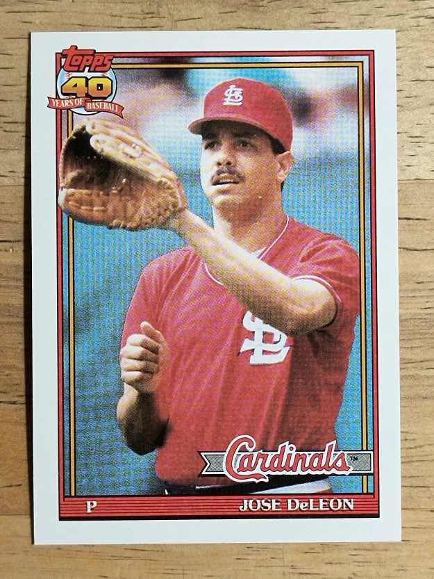 1991 Topps #711 Jose DeLeon