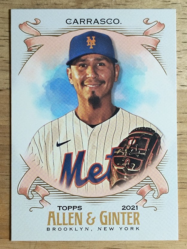 2021 Topps Allen and Ginter #313 Carlos Carrasco SP