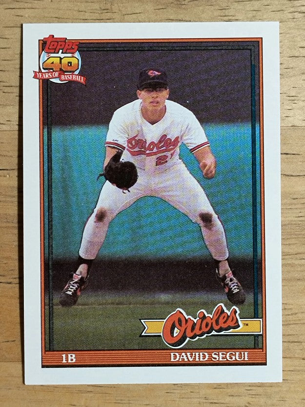1991 Topps #724 David Segui
