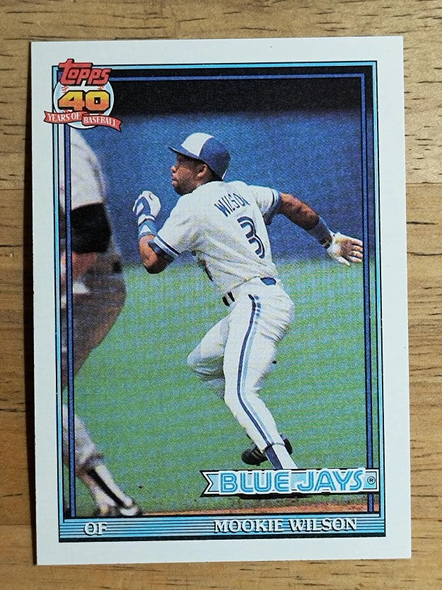 1991 Topps #727 Mookie Wilson