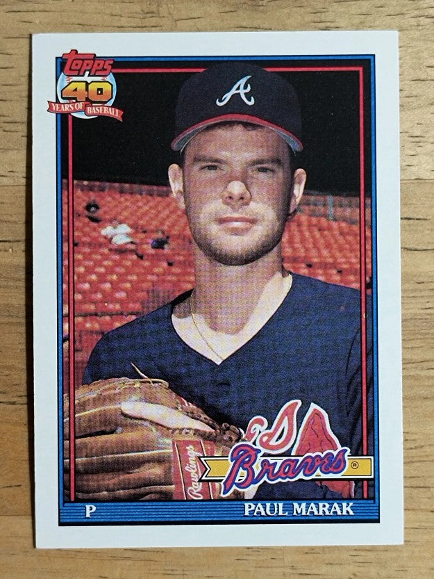 1991 Topps #753 Paul Marak RC