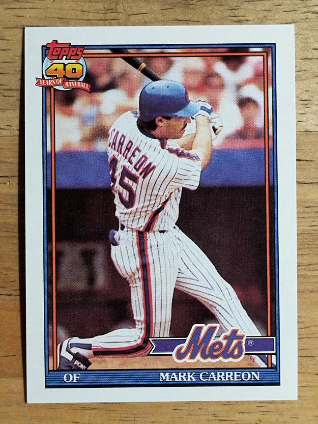 1991 Topps #764 Mark Carreon
