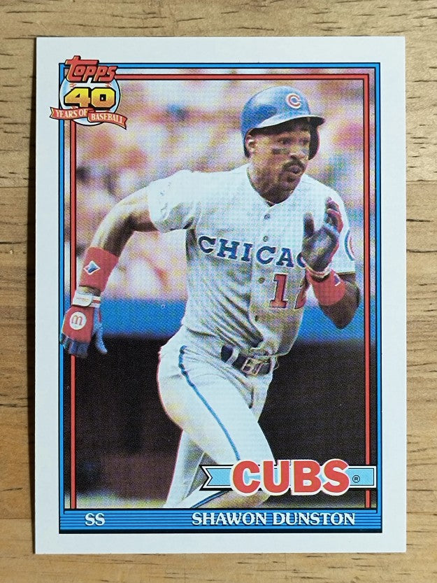 1991 Topps #765 Shawon Dunston