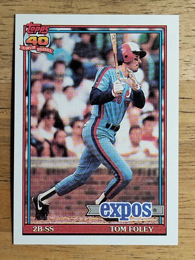 1991 Topps #773 Tom Foley
