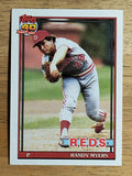 1991 Topps #780B Randy Myers COR/19 career losses