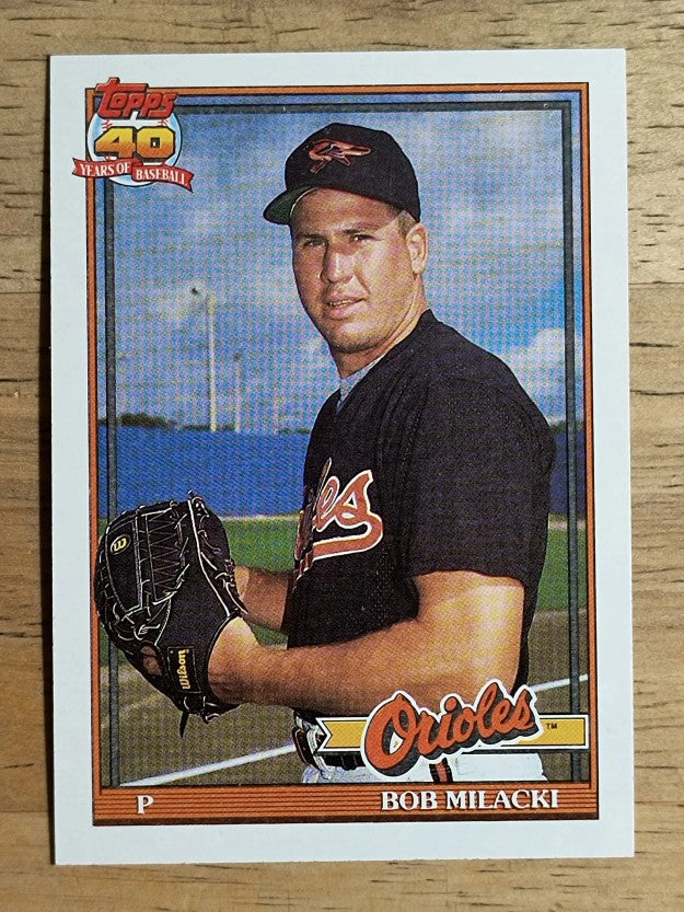 1991 Topps #788 Bob Milacki