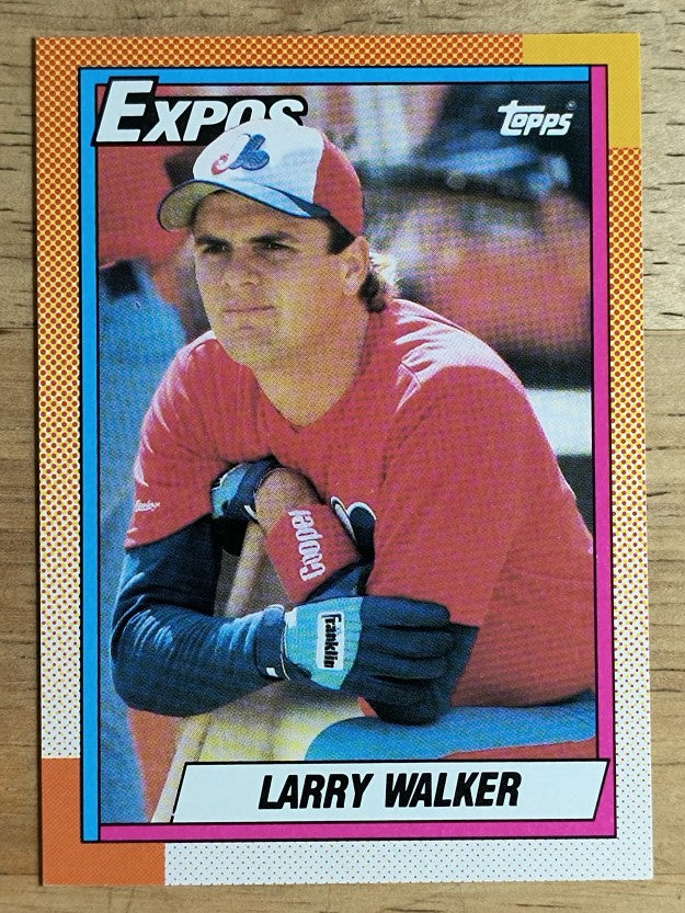 1990 Topps #757 Larry Walker RC