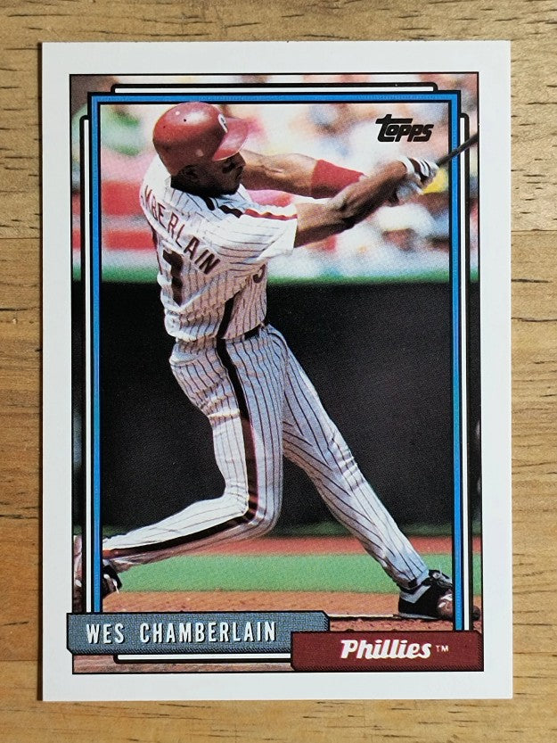1992 Topps #14 Wes Chamberlain