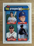 1992 Topps #126 Ryan Klesko/John Jaha RC/Rico Brogna/Dave Staton