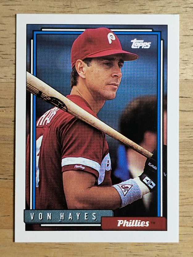1992 Topps #135 Von Hayes
