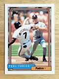 1992 Topps #162 Paul Faries
