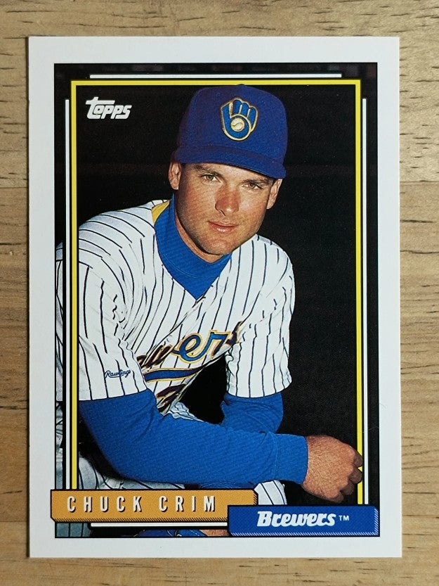 1992 Topps #169 Chuck Crim
