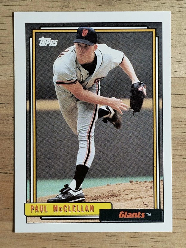 1992 Topps #424 Paul McClellan