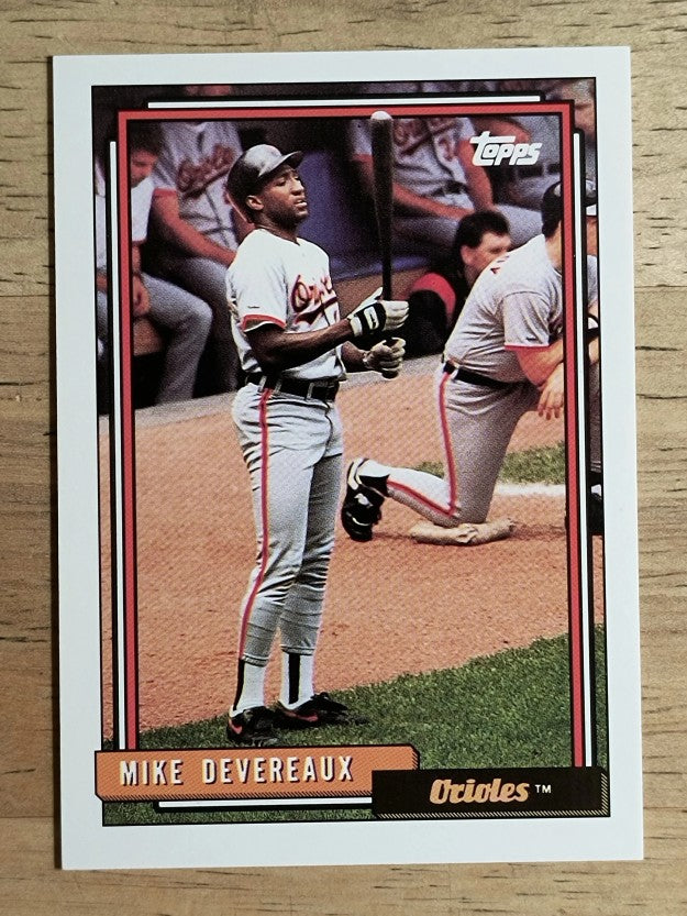 1992 Topps #492 Mike Devereaux
