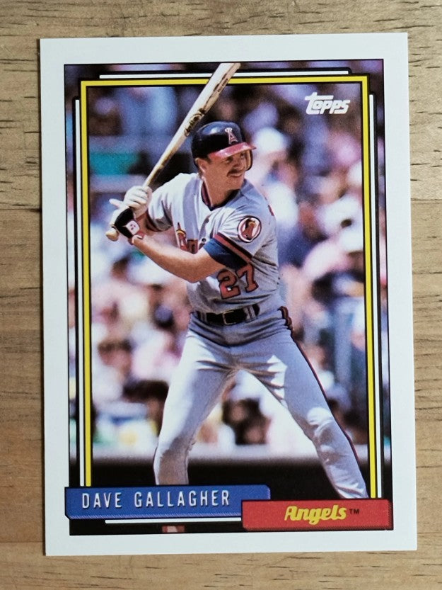 1992 Topps #552 Dave Gallagher