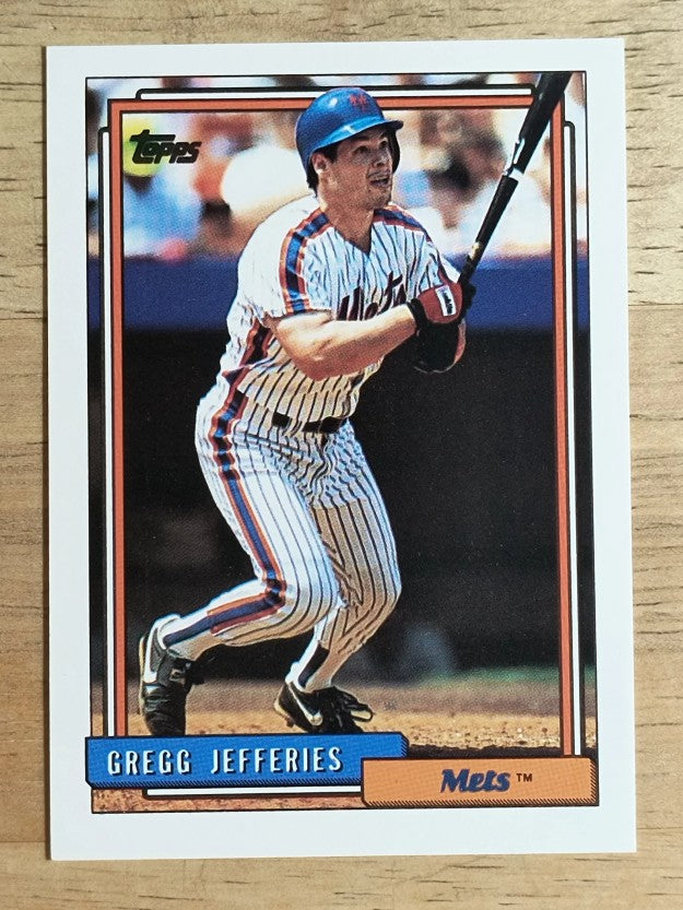 1992 Topps #707 Gregg Jefferies