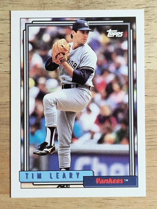 1992 Topps #778 Tim Leary