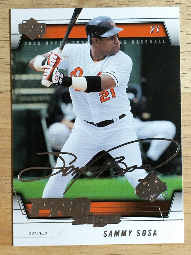 2005 Upper Deck Pro Sigs Silver #14 Sammy Sosa