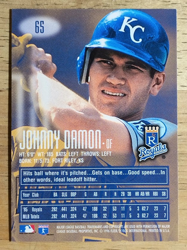 1996 Emotion-XL #65 Johnny Damon