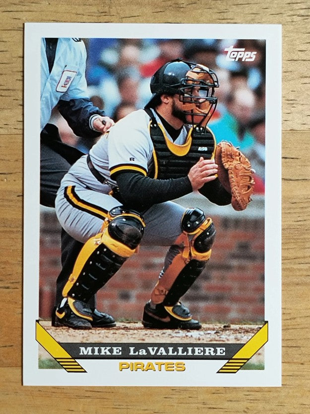 1993 Topps #54 Mike LaValliere