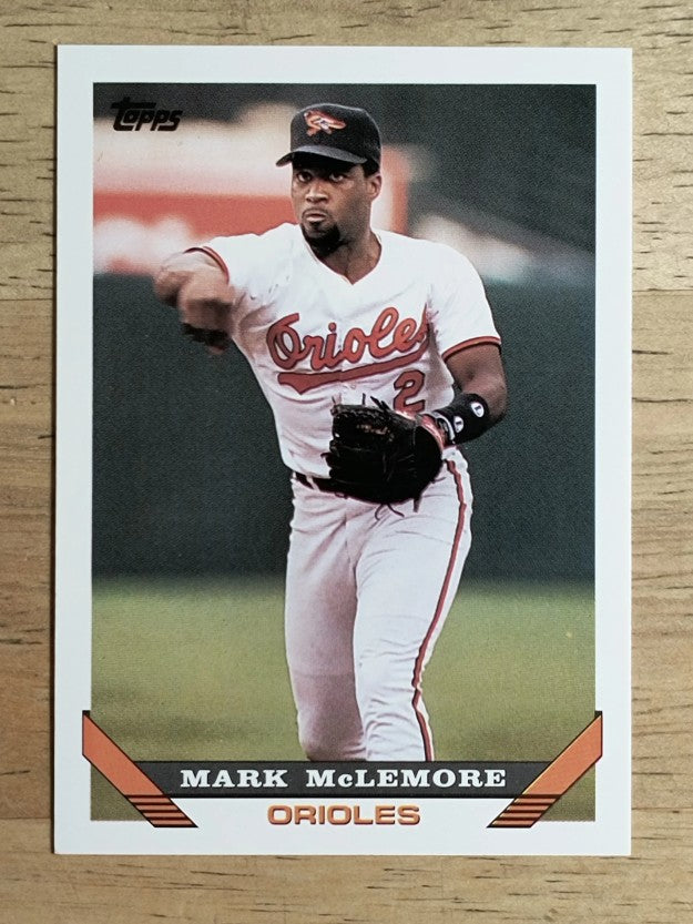 1993 Topps #55 Mark McLemore
