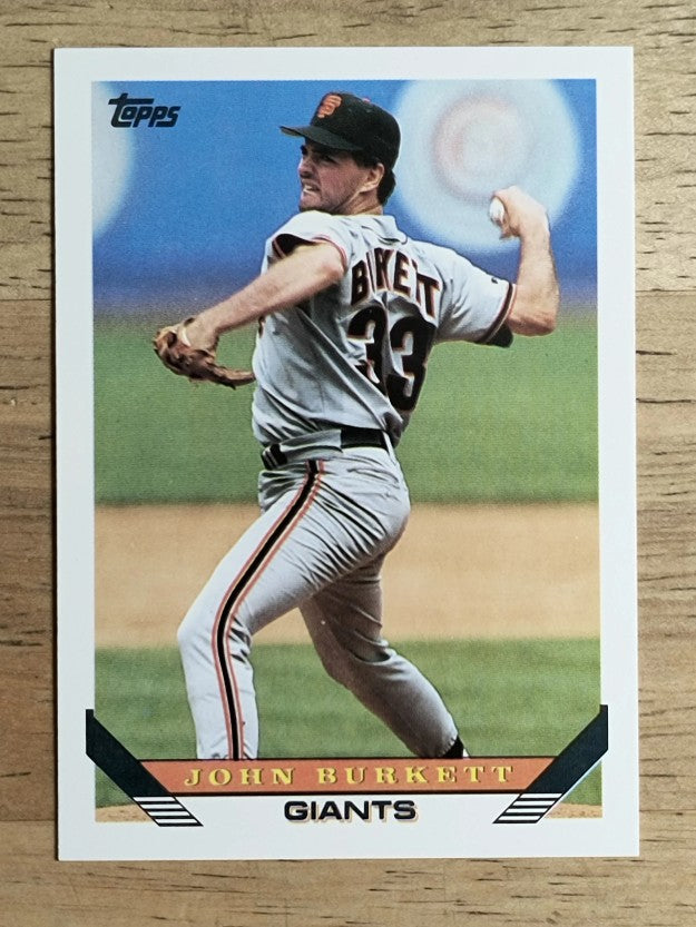 1993 Topps #66 John Burkett