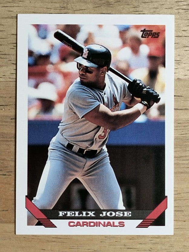 1993 Topps #67 Felix Jose