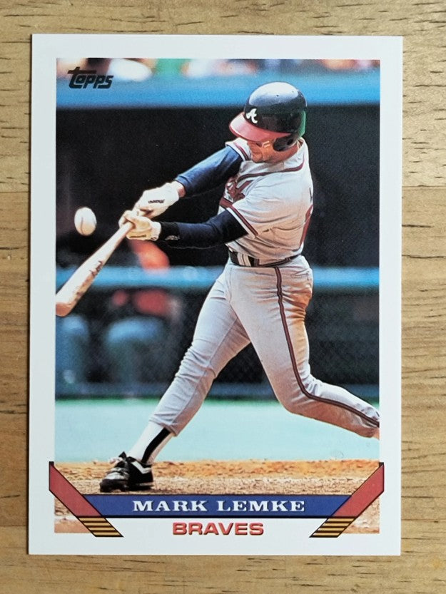 1993 Topps #116 Mark Lemke