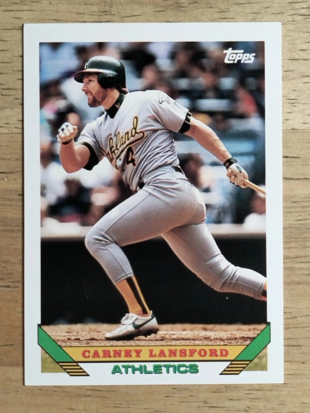 1993 Topps #127 Carney Lansford