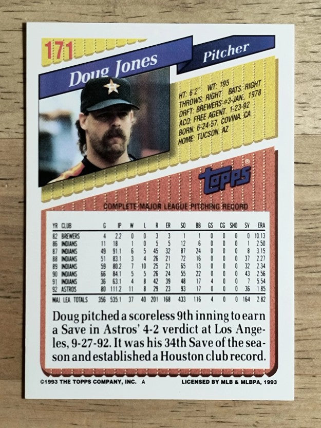 1993 Topps #171 Doug Jones