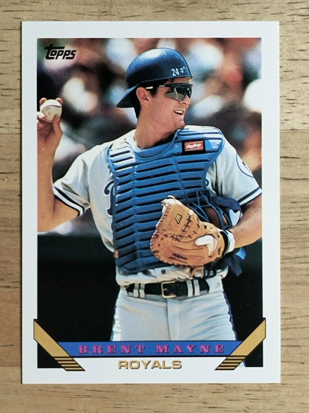 1993 Topps #294 Brent Mayne