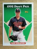 1993 Topps #307 Dan Serafini RC